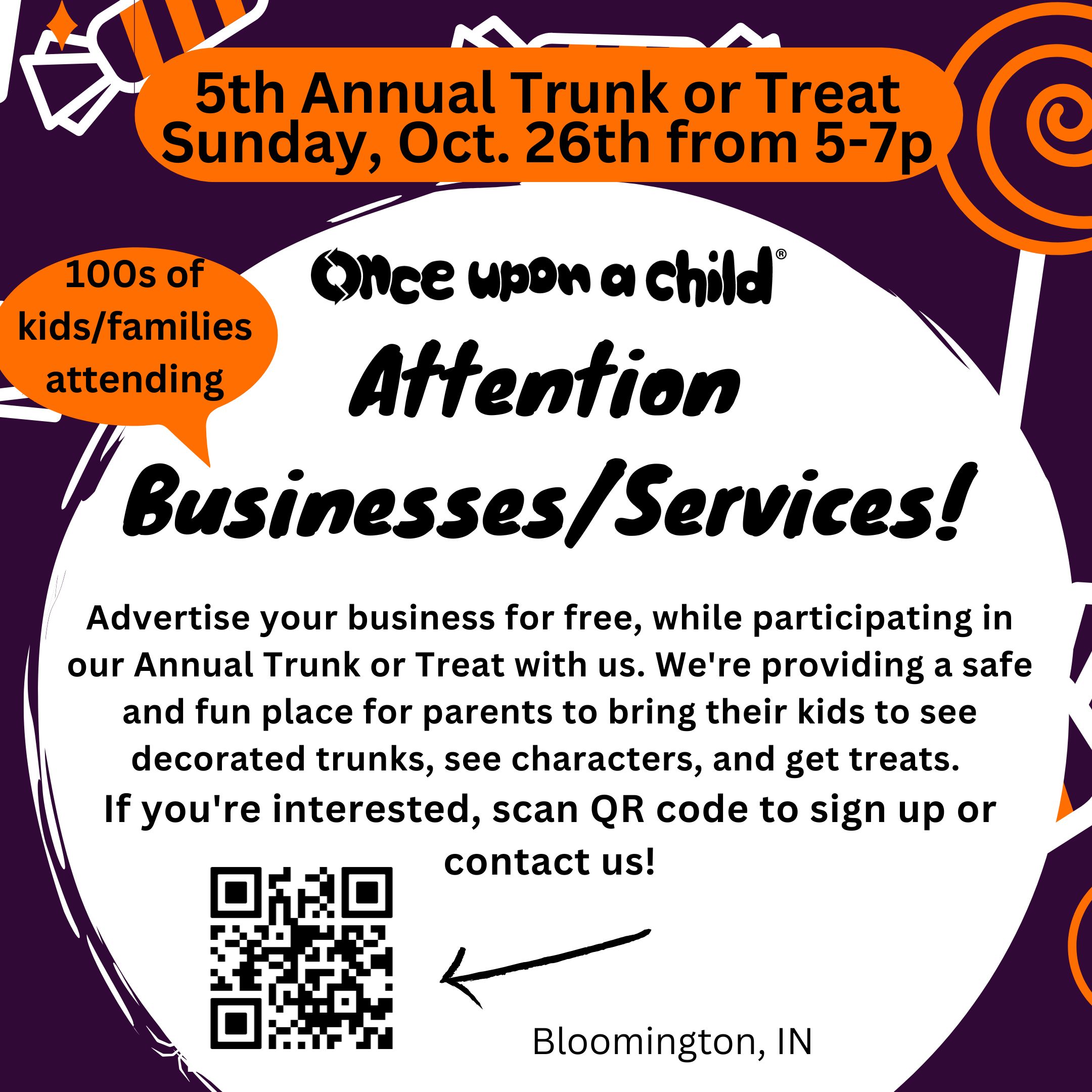 trunk or treat sign up